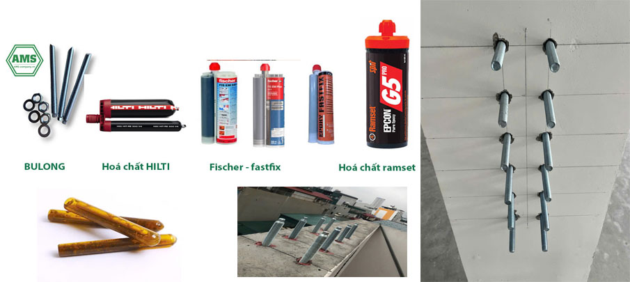 Ứng dụng của bulong hóa chất M27 x350