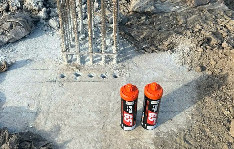 Ứng dụng khoan cấy thép bằng keo Ramset- Giá keo ramset