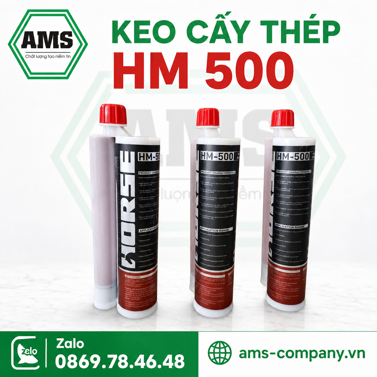 Keo Cấy Thép HM 500