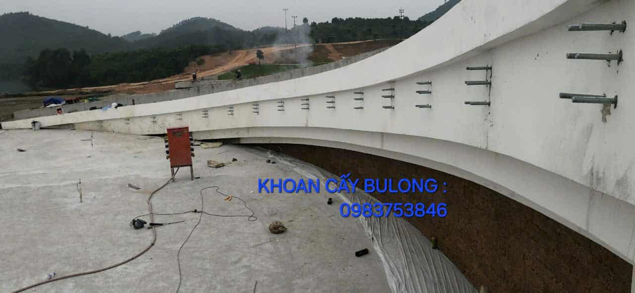  Ứng dụng khoan cấy bulong Hạ tầng giao thông – cầu đường