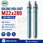 Bulong Hóa chất M22x280 Cấp Bền 8.8