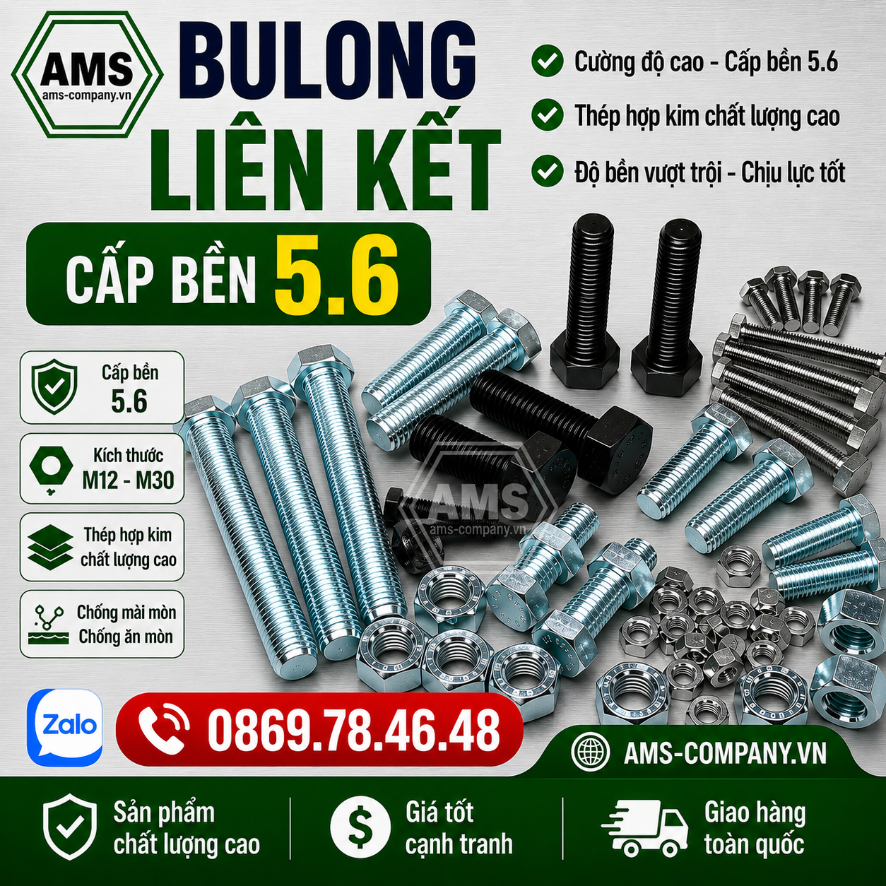 Bulong Liên Kết Cấp Lền 5.6