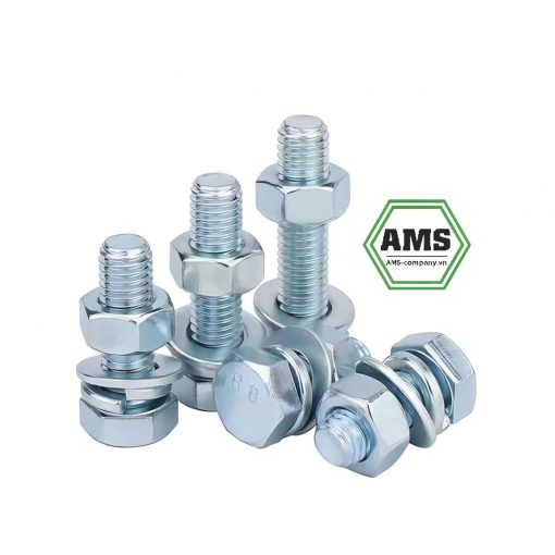 Bulong liên kết M12 cấp bề 8.8 mạ kẽm