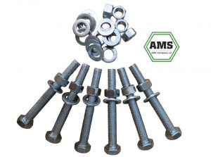 Bu lông liên kết M22 mạ kẽm cấp bền 8.8 ( Bulong ren suốt)
